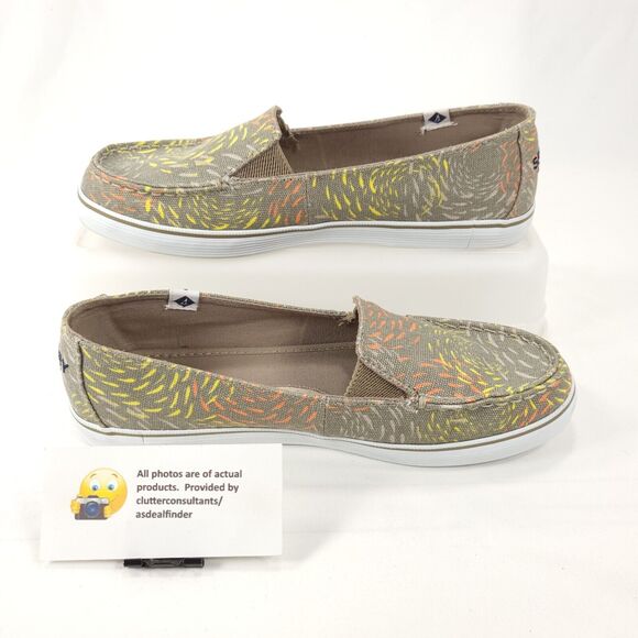 Sperry Top Sider Slip On Casual Loafer Shoe Womens Size 7 STS95830 Gray - Picture 4 of 9